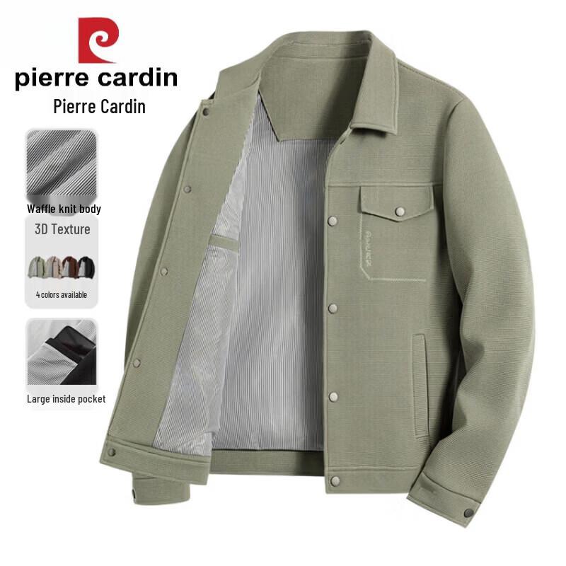 Pierre Cardin Men's Fleece-Lined Windproof Casual Jacket