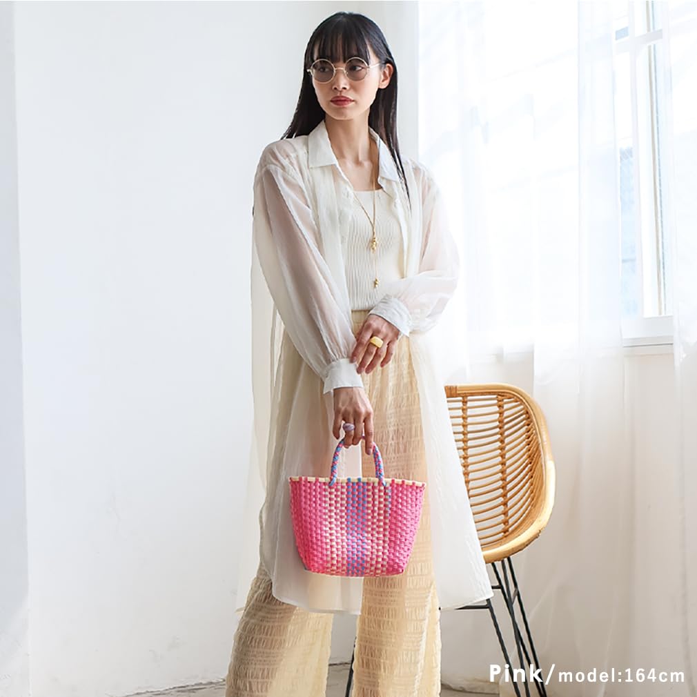 VITAFELICE Colorful Mercado Mini Bag for Women, nsb-30302p (Pink)
