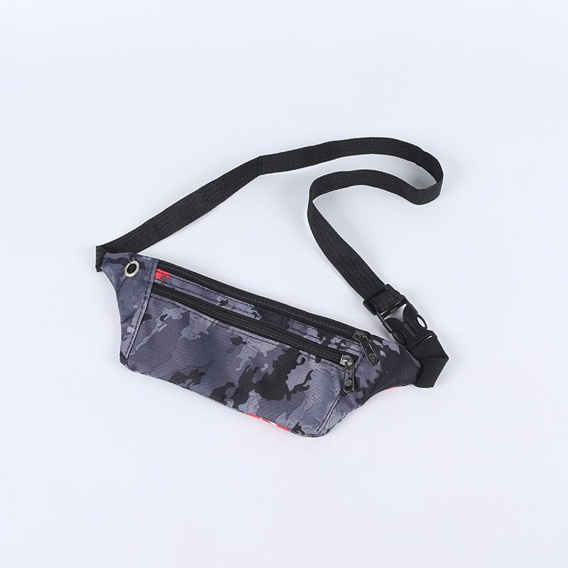 Men's Large Capacity Outdoor Canvas Waist Bag - Casual Coin & Cell Phone Holder