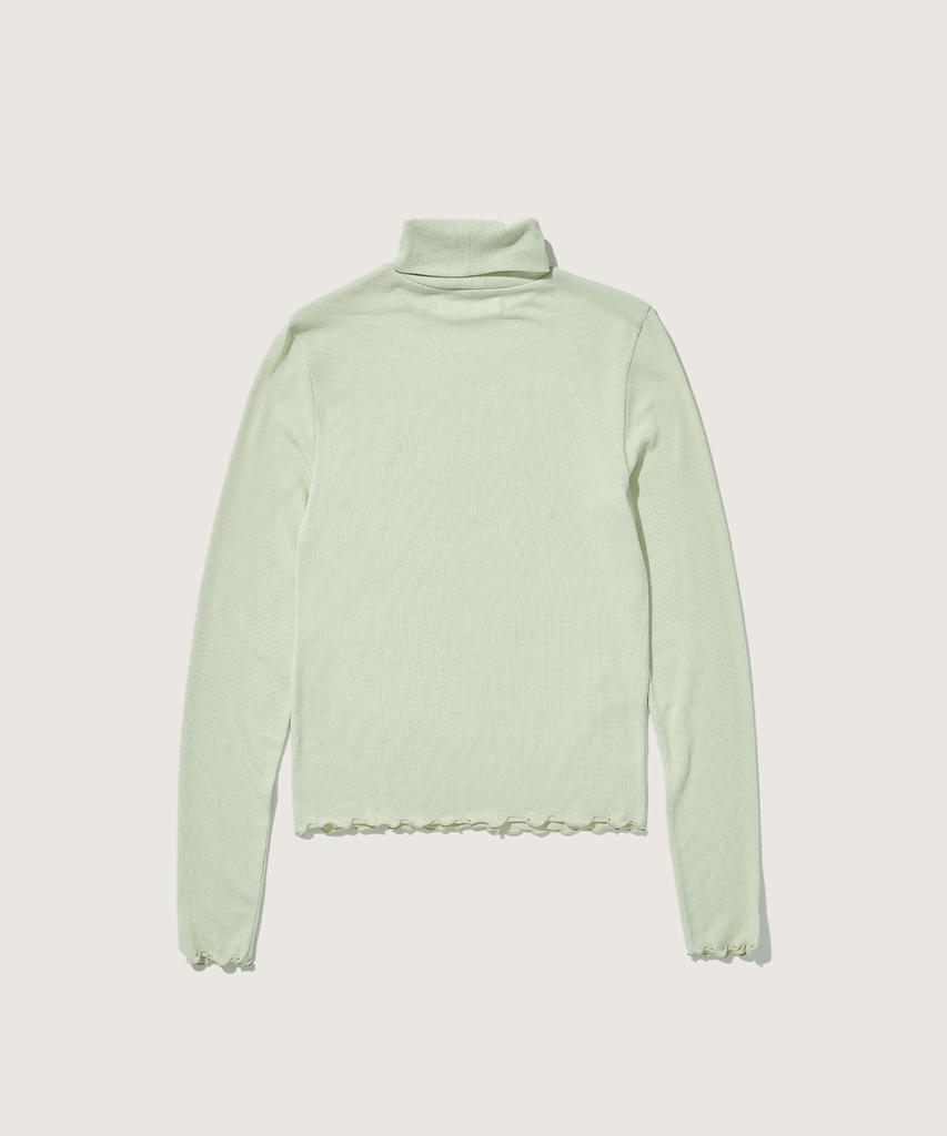 PLAC WOMEN Tie-Dye Turtleneck Top Mint