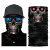 3D Skull Skeleton Balaclava Seamless Motorcycle Neck Face Shield Mask Scarf Bicycle Hunting Outdoor Anti-UV Bandana Headband