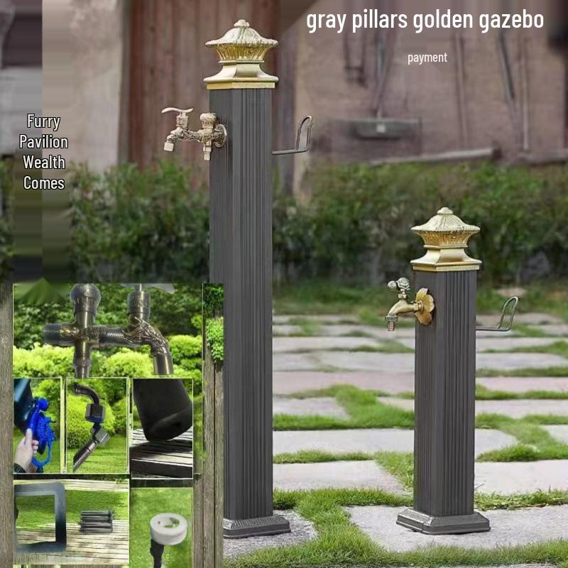 Pilar de Torneira de Jardim Exterior Anti-Congelante