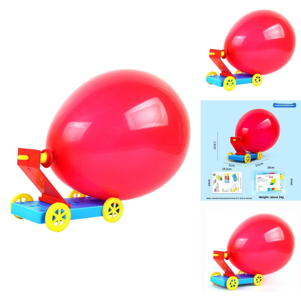 Stem Diy Physics Toy Set With Rebound Air Balloons For Kids Educational Activity