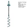 Christmas Tree Topper Holder Universal Twist-on Holiday Tree Topper Stabilizer Metal Green Support Rod with Adjustable Attachment for Stabilizing