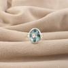 Sky Blue Topaz Gemstone 925 Sterling Silver Handmade Jewelry Designer Ring For Special Occasion RR-80-7
