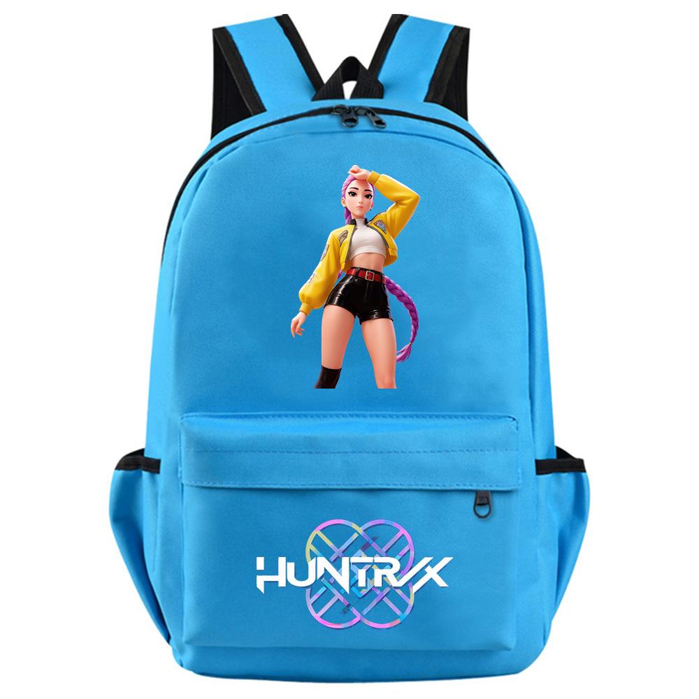 Anime K-Pop Demon Hunters Printed Backpack for Teenager Student Girl Boy Bookbag Schoolbag Women Large Capacity Waterproof Travel Bag Kid Gift