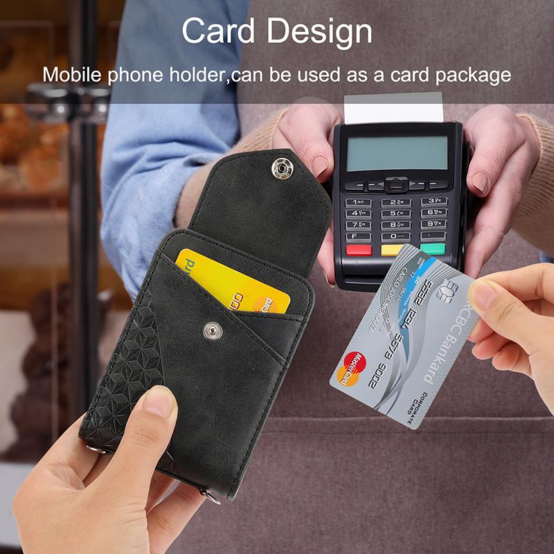 Módní dámská crossbody kabelka pro Samsung Galaxy Z Flip 3 4 5g Card Bag Kryt na telefon pro Galaxy Z Flip3 Flip4 kožené pouzdro