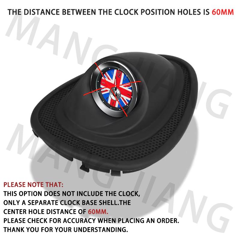 BLG1 Car Clock Ornament For Mini Cooper One S F54 F55 F56 F57 For JCW Dashboard Interior Watch Cover Auto Accessories Decoration