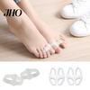 Comfortable Toe Separator 1 Pair for Overlapping Toes, Soft SEBS Bunion Corrector, Spacer Bunions Double Ring Foot Hallux Valgus, Day Night
