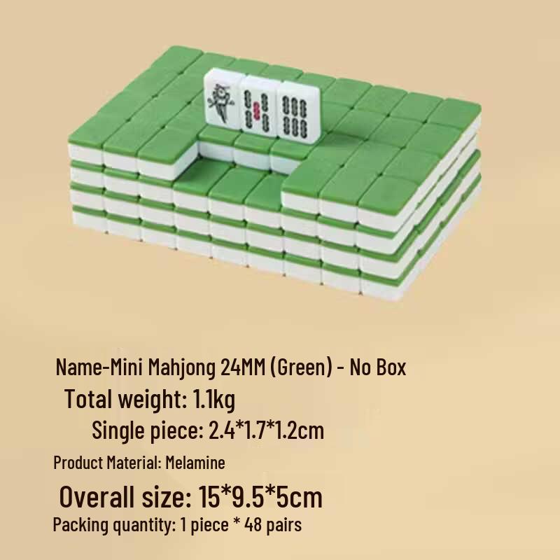 Portable Mini Mahjong Set