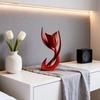 3D Printed Minimalist Abstract Rose Figurine – INS Style Home Desktop Decoration