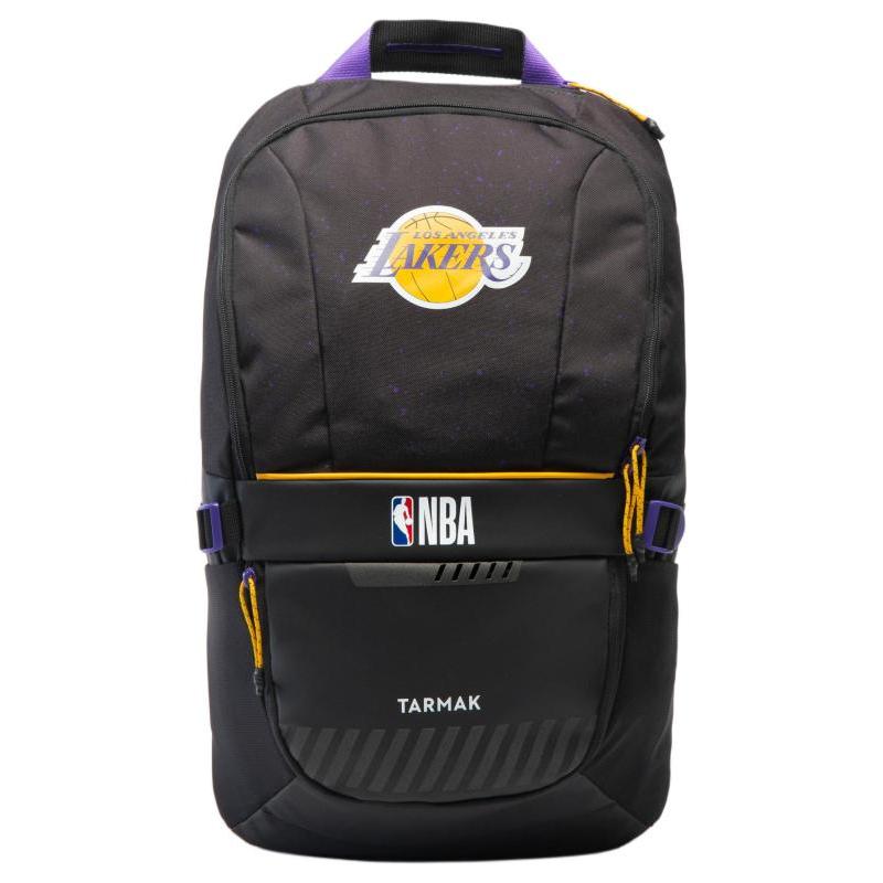 

Decathlon 25 л TARMAK NBA 25 л Спортивный рюкзак для поездок на работу, уличная сумка, полиэстер, черный, фиолетовый, мужской чёрный/аметист