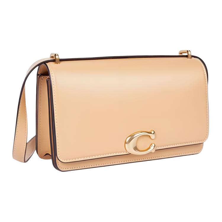 New COACH Bandit Cow Leather Crossbody Bag Shoulder Bag Women's Umber CC416-B4T2