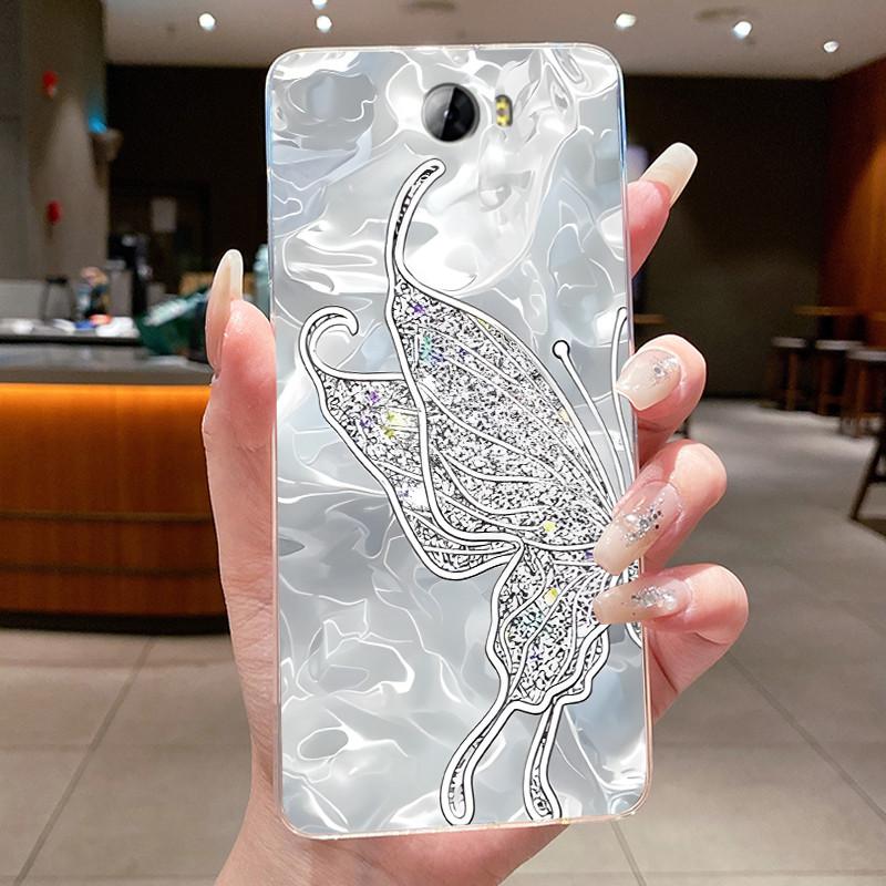 Case For Honor 5A Case Honor5A LYO-L21 Luxury Butterfly Soft TPU Silicone Cover for Huawei Y5 II Y5 2 CUN-U29 CUN-L21 Back Cover