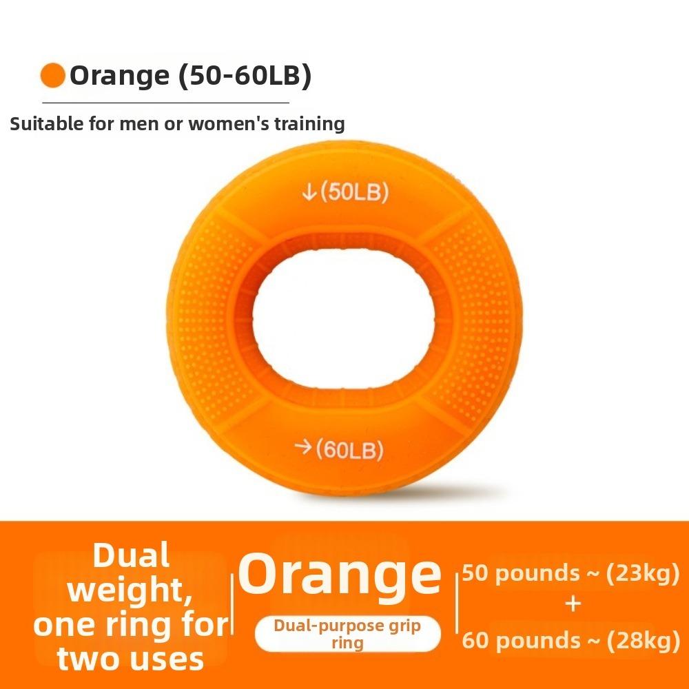 Finger Grip Circle Silicone Finger Grip Double Strength Training Ring Hand Strengthener For Adults