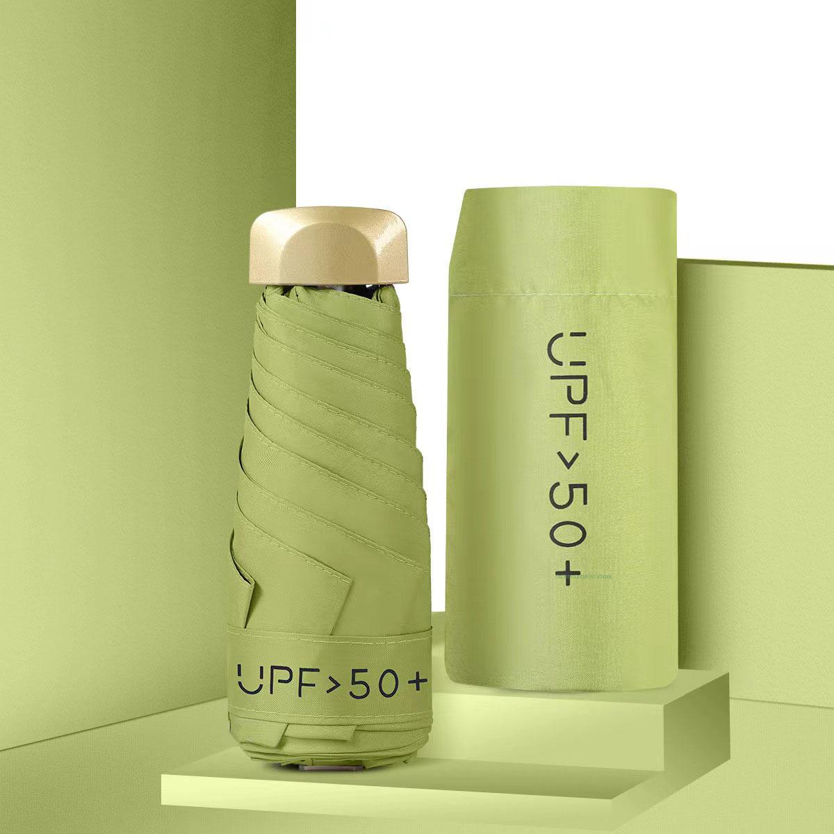 

Мини-зонт от солнца, складной, ультралегкий, компактный, портативный, капсульный, пятискладной, зонт с защитой от ультрафиолета