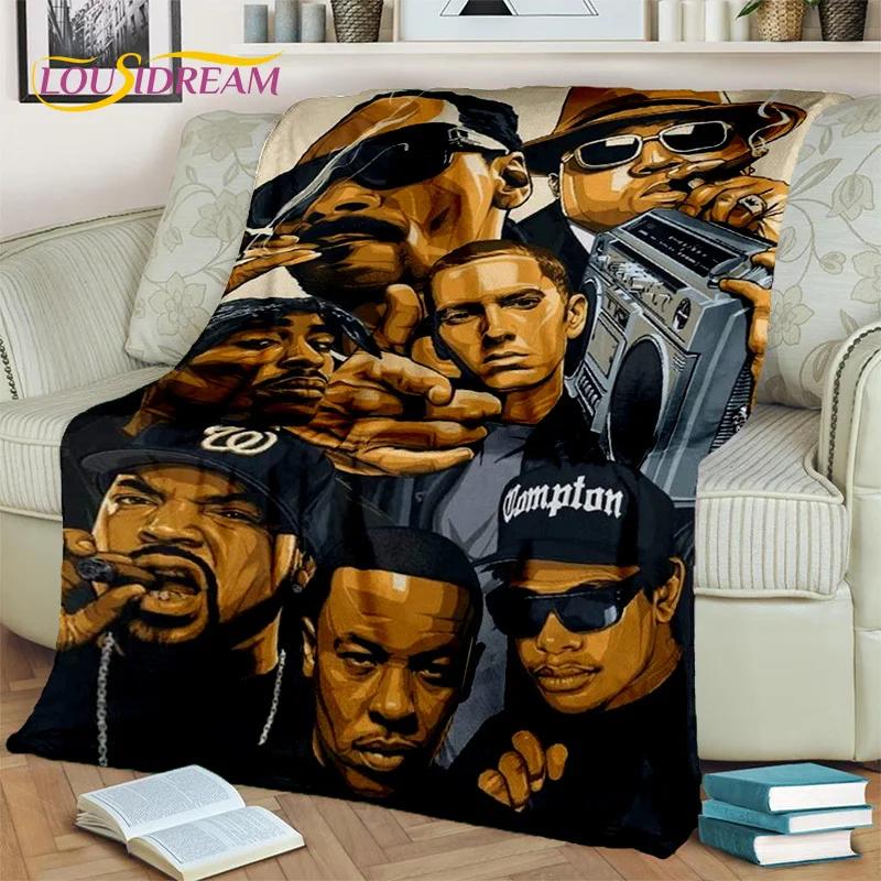 Hip Hop Rapper Art Legend Star 3D Blanket,Soft Throw Blanket for Home Bedroom Bed Sofa Picnic Travel Office Cover Blanket Kids