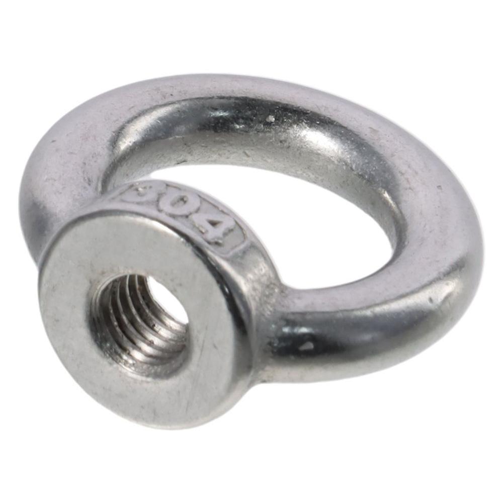 1/10pcs M8(5/16") Lifting Eye Nut Ring Shape Eyebolt Ring Threaded Nut Fastener  Lifting Accessories