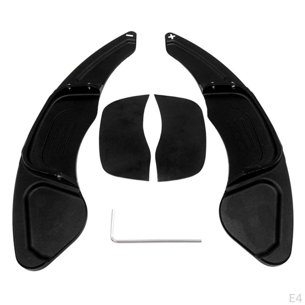 1 Paddle Aluminum Alloy Car Steering Wheel Extensions Cover for GTI Scirocco 2015 2016 2017