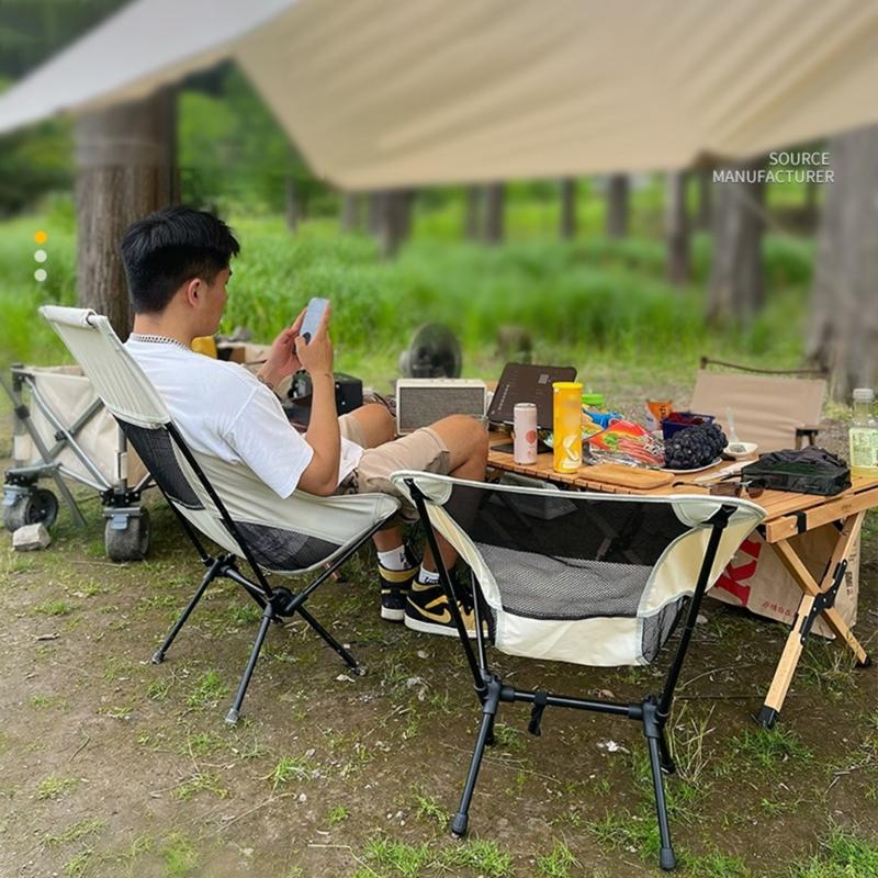 Small Folding Chair Outdoor Lawn Chair Backrest Fishing Chair Portable Compact Outdoor Camping Chair Easy to Carry