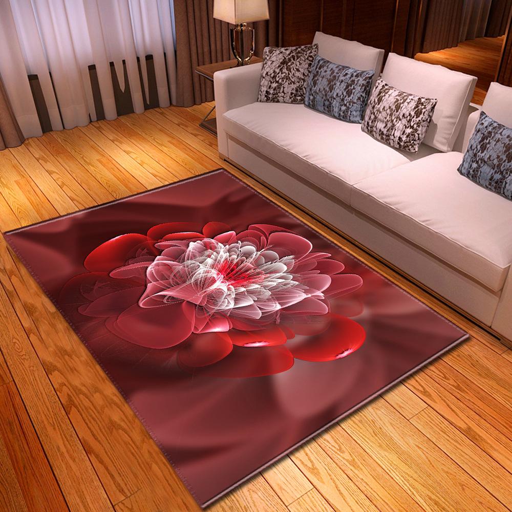 Cool Flower Pattern Carpet Living Room Kitchen Foyer Floor Mat Pattern Can Be