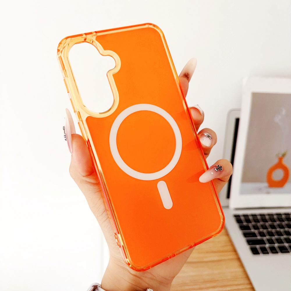 KEYSION Luxury Magnetic Case for Samsung A57 5G A37 5G Soft TPU+PC Shockproof Phone Back Cover for Galaxy A56 5G A36 5G