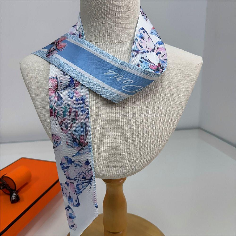 Floral Scarf Breathable Neckerchief Fashion Foulard  Girl