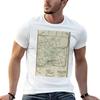 Vintage Mount Rainier National Park Map (1919) Tshirt Street Style Casual Tee Shirt