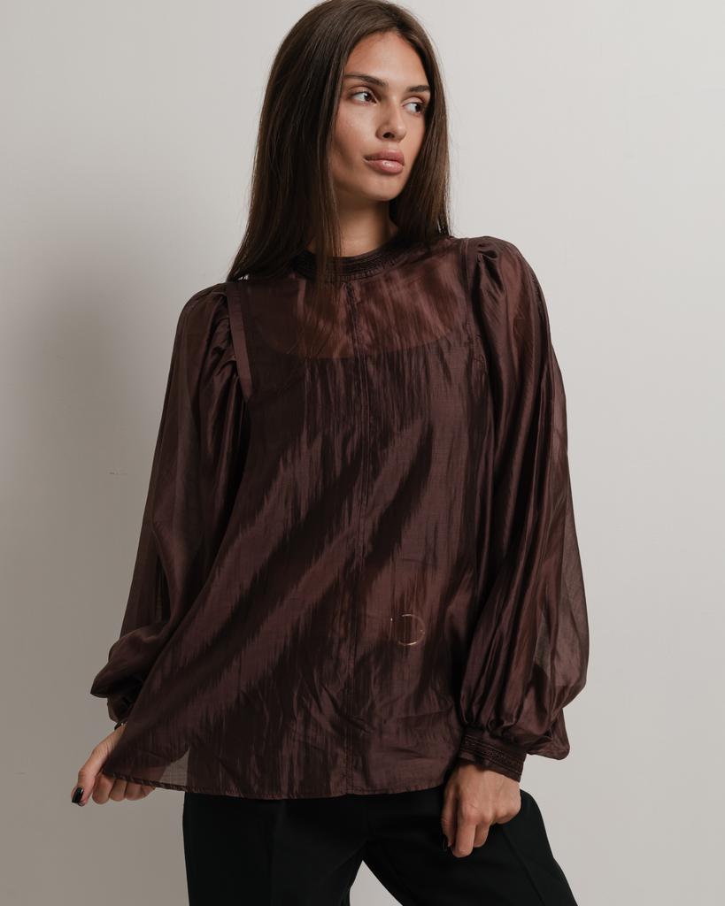Women's Blouse Phardi 3061 36 Chocolate