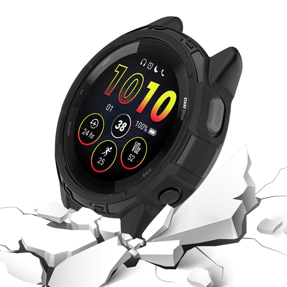 TPU Case Shockproof Protection Cover Anti-scratch Bumper Protector Shell Anti-Drop for Garmin Forerunner 265/Forerunner 265S