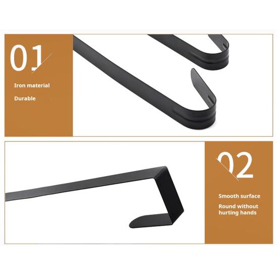 Yousheng Verstellbarer Kranzaufhänger Rostfrei Korrosionsbeständig Hohe Tragkraft Einfach zu installieren Weihnachts-Kranzaufhänger Deko