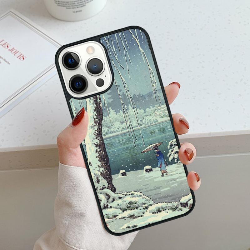 Ukiyo-e Japanese Style Art Painting Phone Case For iPhone 17 Air 11 12 13 14 15 16 Pro Max Cover For iPhone 17 Air Max Plus