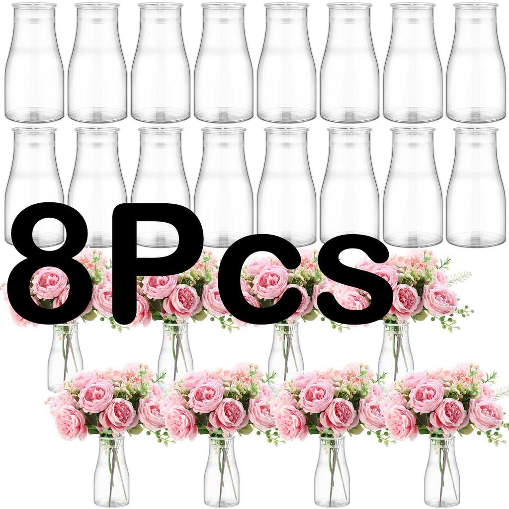 High Quality Plastic Vase, Transparent Vase, Suitable for Table Decoration, Wedding, Home, Table Decoration