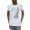 Disney Herren Eiskönigin Elsa Weihnachts-Silhouette T-Shirt