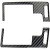 Carbon Fiber Style Center Console Dashboard Air Outlet AC Vent Cover Trim Accessories for Nissan 350Z