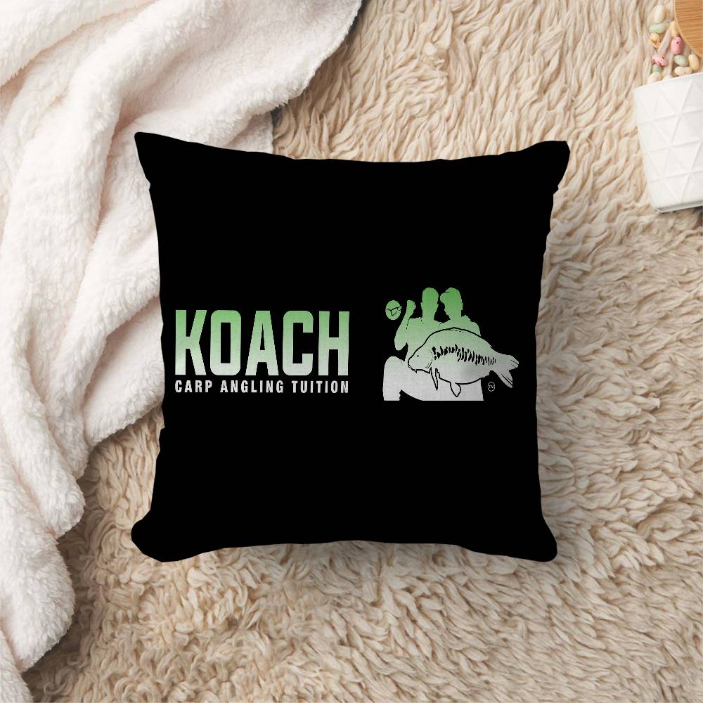 

KKorda Fishing Logo Personalized picture text home decorative pillows Household Gifts xcm 30x30 cm