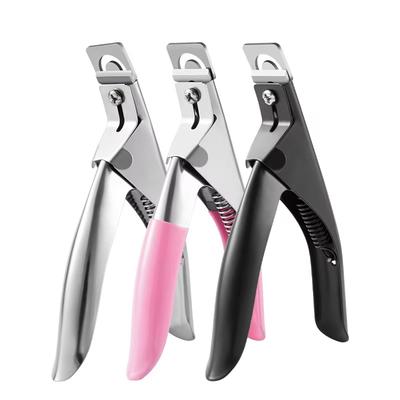 Professional False Nail Clippers False Nail Nippers Pointed ClippersUType Nail Clippers Acrylic False Nail Edge Trimmer Stainles