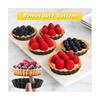 32PCS 3 Inch Mini Tart Pans Egg Tart Mold with Removable Bottom Round Quiche Pan Mini Pie Pans Bakeware Mold