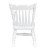 1:12 Dollhouse Chair Wood Doll House Miniature Rocking Chair White Mini Dollhouse Furniture