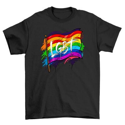 Pride_25 LGBT Rainbow Flag T-Shirt Mens Womens Tees Top - Wear Your Colors Proudly! Funny T-Shirt Mens Womens Tees Top, Un