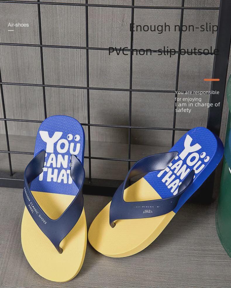Men's Non-Slip Soft Sole Flip-Flop Sandals: Durable Summer Beachwear