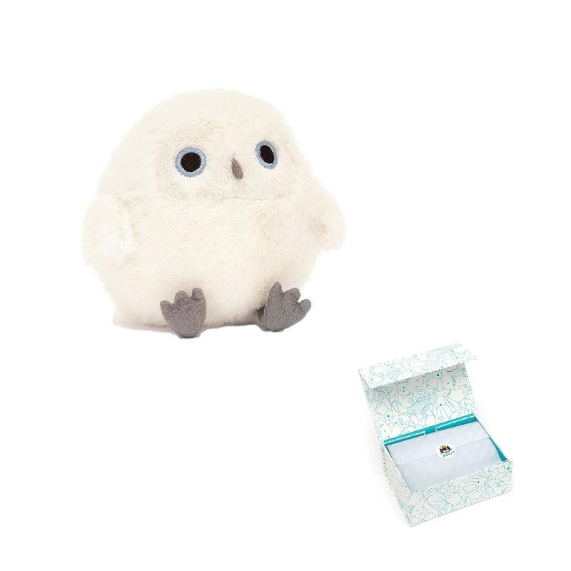 Jellycat Bird Series Animal White Owl Companion Doll Plush Doll 11cm Height
