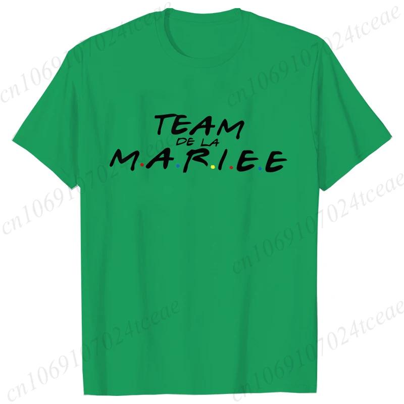 Team De La Marie Tshirt French Evjf Futur Bride Tees Girls Single Farewell Bachelorette Party Tees Bridal Wedding Party Shirt