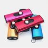 Windproof Plasma Arc Lighter Rechargeable Single Jet Flameless Metal Tool for Camping Outdoor Men's Gift Zinc Alloy Compac
