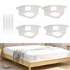 4x Bed Sheet Mattress Holder With Lock Strips Heavy Duty Bed Sheet Fasteners