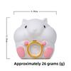 Resin Cartoon Hamster Figurine With Foodthemed Design For Gift Giving And Home Decor