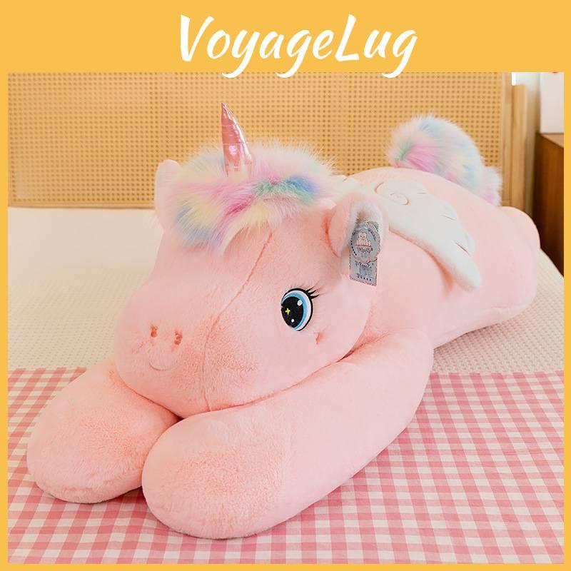 Plush Stuffed Unicorn Animal With Pp Cotton Filling For Kids Girls Decor Bedroom