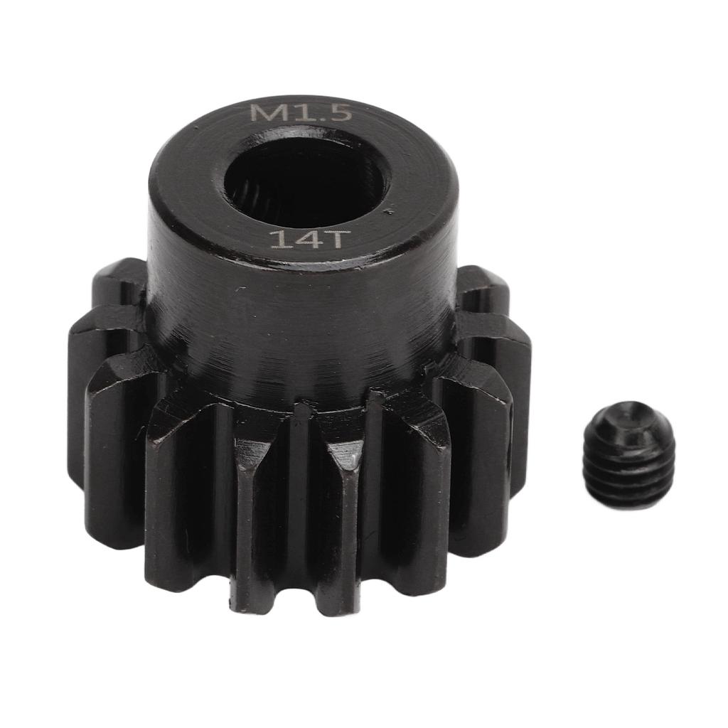 RC Car Motor Gear M1.5 8mm Inner Hole Steel Remote Control Car Motor Gear for 1 5 Model Car 14T