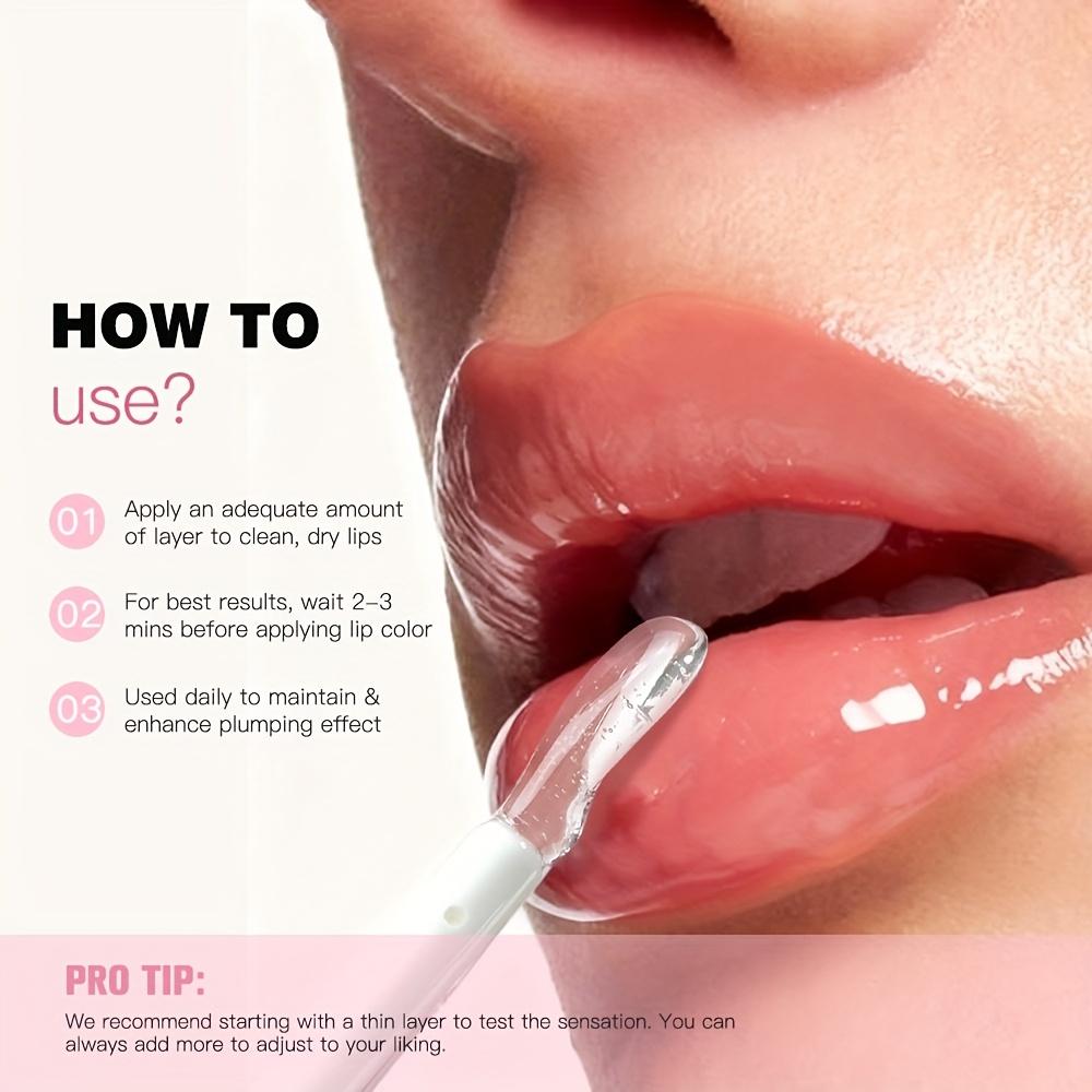 Lakerain Lip Plumper Gloss Oil with Instant Plumping and High-Shine Finish