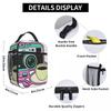 Camera And Coffee Pattern Insulated Lunch Bag for Women Children Portable Food Boxes Thermal Lunch Box Tote